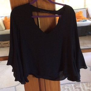 Zara trafaluc collection blouse