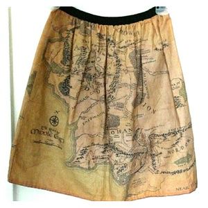 Map Skirt- Lord of the Rings