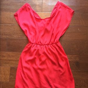 Red dress great for college football!