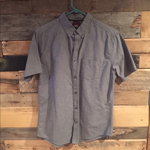 Grey button up