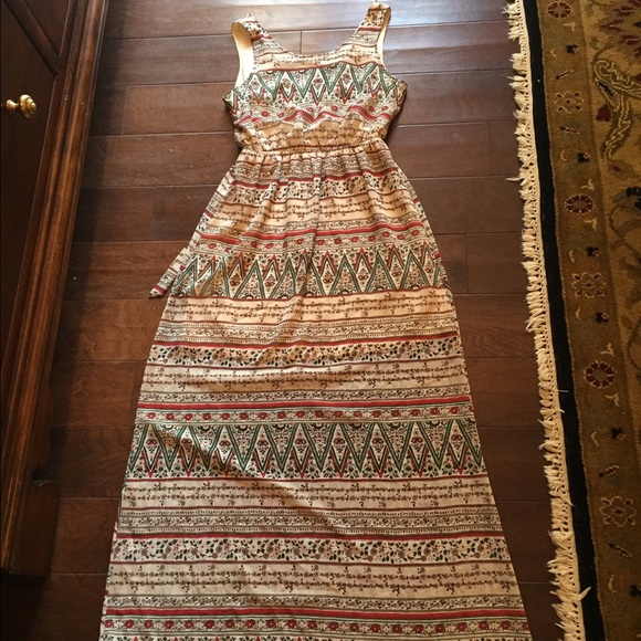 Patterned maxi dress