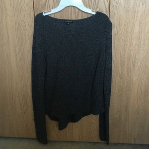 Long N sleeve gray sweater