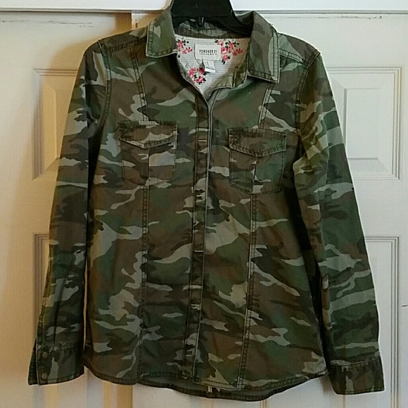 Green camouflage jacket