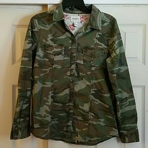 Green camouflage jacket