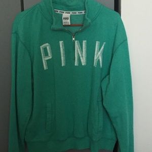 PINK Quarter-Zip sweater