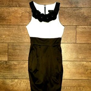 B. DARLIN Black and White Dress