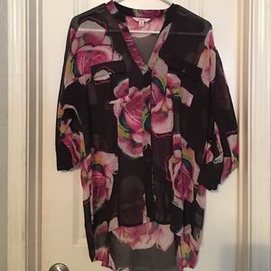 Candie's Flower Shirt