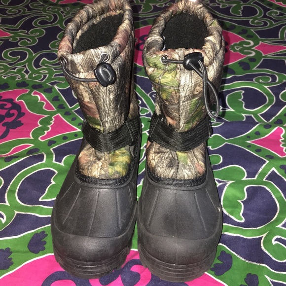 Boys Camouflage Boots