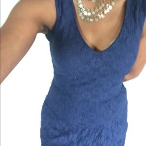 Like new AMERICAN RAG Lacy navy dress xs
