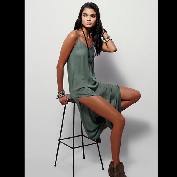 LAST 1! FREE PEOPLE knot slip maxi - Picture 3 of 4