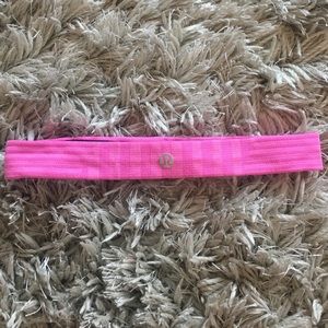 Pink Lululemon headband