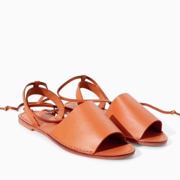 Zara leather sandals