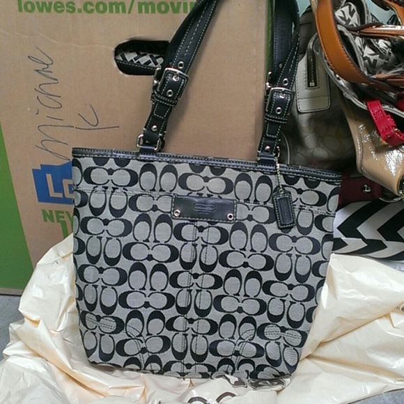 Black coach bag