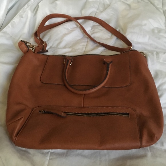 Urban Outfitters Handbags - Brown vegan leather tote nwot