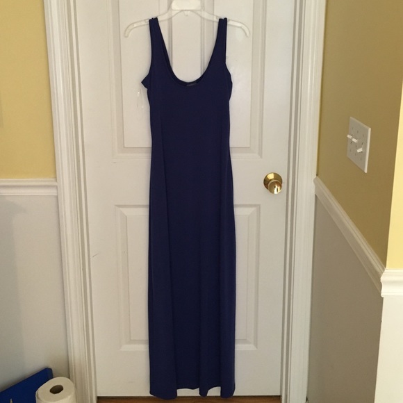 Blue maxi dress