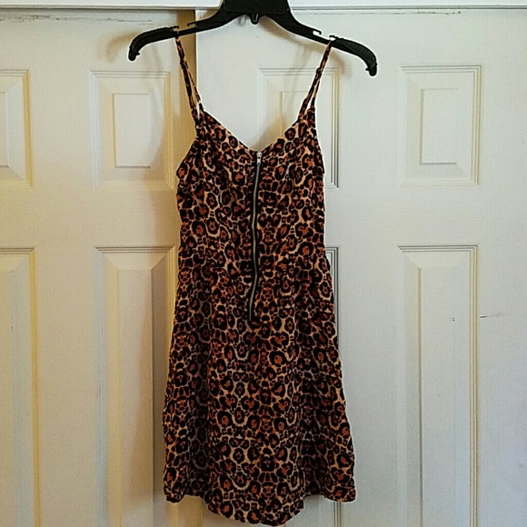 Cheetah print dress