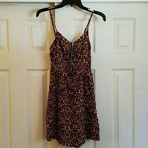 Cheetah print dress