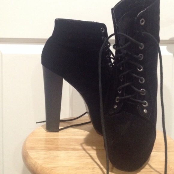 black heels