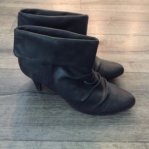 Black Aldo booties size 10.