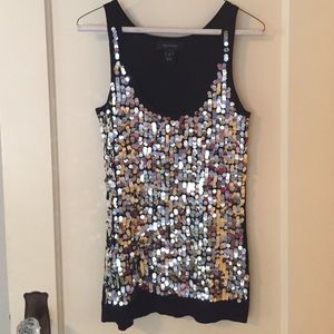 NEVER BEEN WORN Karen Kane sequin tank