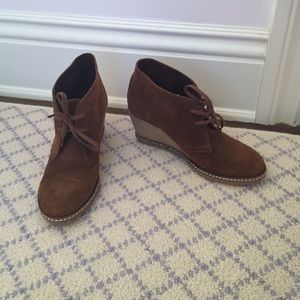 JCREW Leather Booties with small heel
