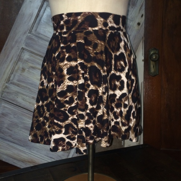 Always Cheetah Skater Skirt