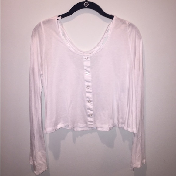 White long sleeve blouse - Picture 1 of 3
