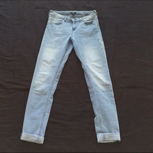 H&M mid rise skinny jeans
