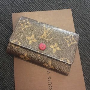 Louis Vuitton 6 Key Holder in Fuschia