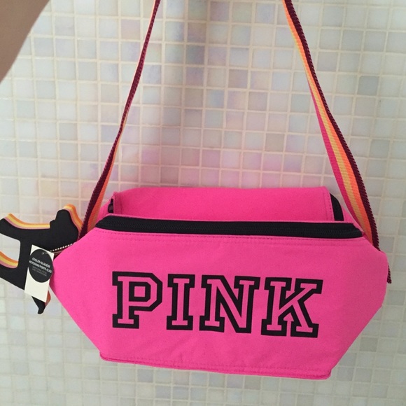 Pink lunch bag