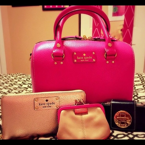 *SOLD* NWOT Hot Pink Kate Spade Crossbody Satchel