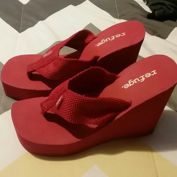 Red summer sandle!
