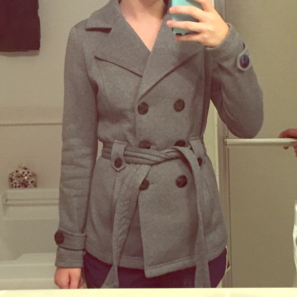 Grey coat