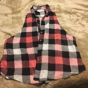 American Eagle Button Up Colored Tank