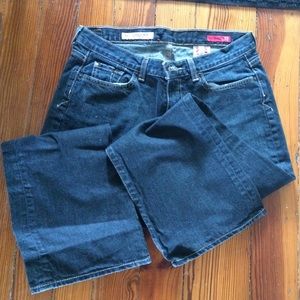 X2 Curvy W31 size 6 regular rise boot cut jeans