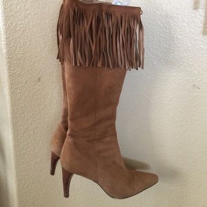 Fringe boots