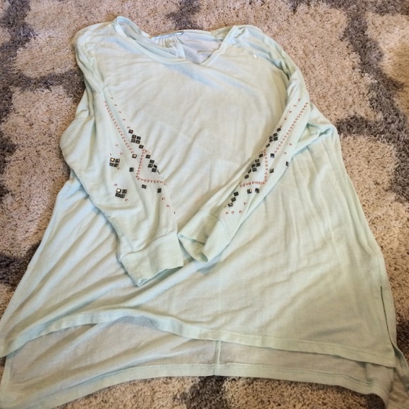Light green American rag top