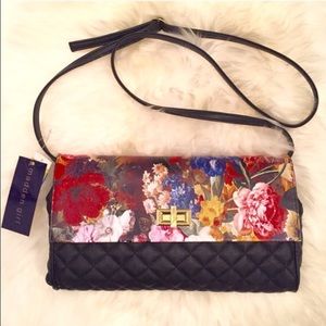 NWT Madden Girl Flower Crossbody/Clutch