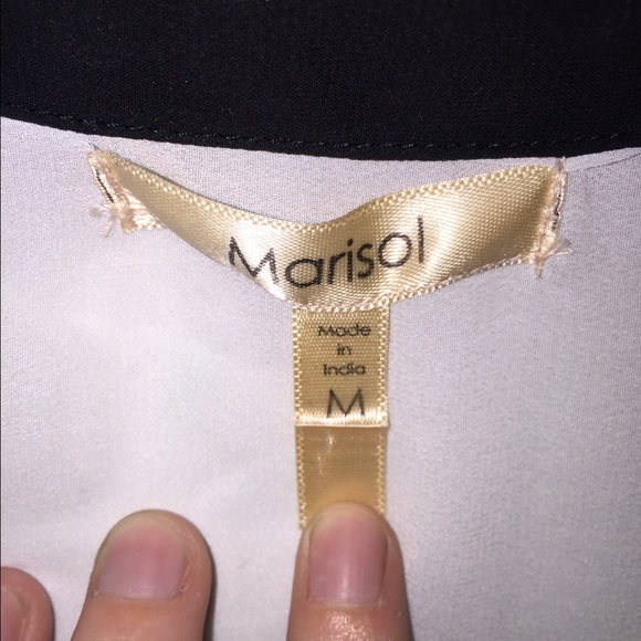 Sheer white button down - Picture 3 of 3