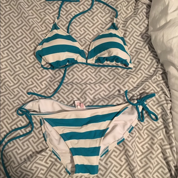 Striped bikini