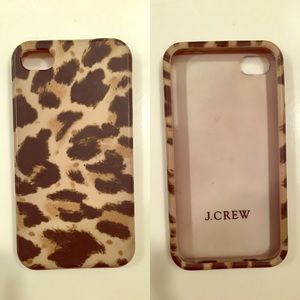 J Crew iPhone 5 Cheetah Phone Case