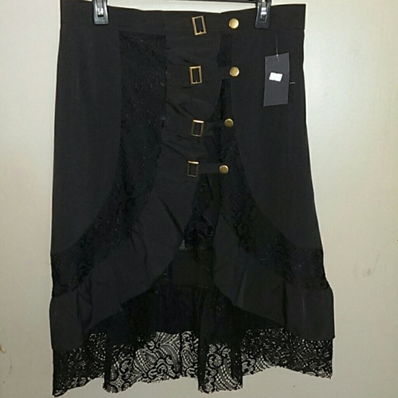 Dresses & Skirts - Lace tea, Steam, Goth, a must have for FUN Weekend