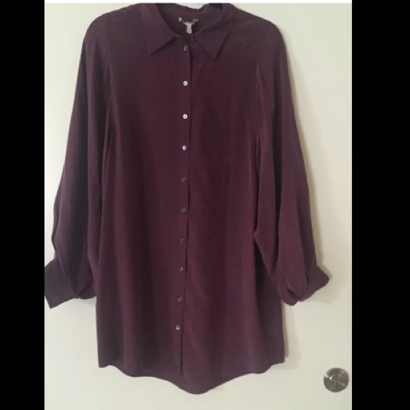 Just like new Joie silk button down dress