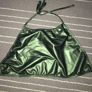 American apparel crop halter top