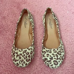 Size 6.5 Lucky Brand Leopard flats