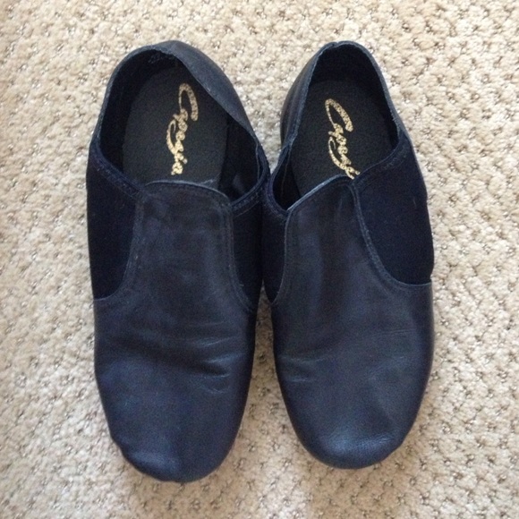 Black Capezio Dance Jazz Shoes E-Series Slip On