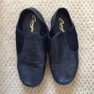 Black Capezio Dance Jazz Shoes E-Series Slip On