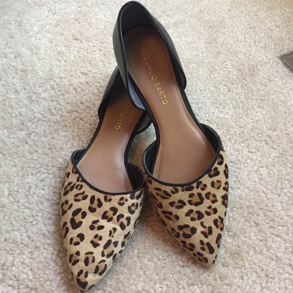 Adorable Franco Sarto cheetah flats