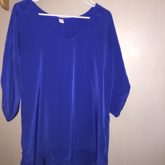 Silky Royal Blue Tunic!