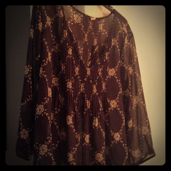 Navy and white old navy XL TOP